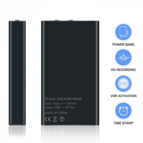 Enregistreur intelligent de réduction de bruit MZ006 HD, capacité : 16 Go SH36011113-07